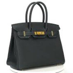Women's Hermès Black  Satchels Handbag Shoulder Bag Purse